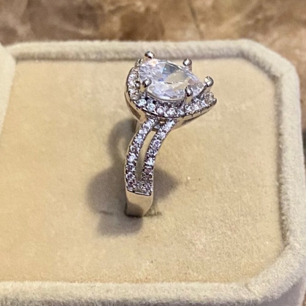 Diamond Solitaire Ring - image 2